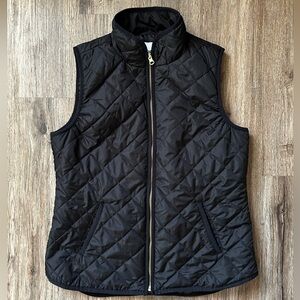 Old Navy Black Quilted Vest